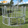 Galvanized cow hey feeder